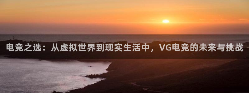 小艾电竞下载：电竞之选：从虚拟世界到现实生活中，VG电竞的未来与挑战